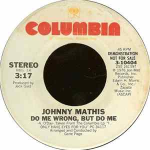 Johnny Mathis - Do Me Wrong, But Do Me flac
