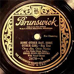 Isham Jones Orchestra - Some Other Day, Some Other Girl / Get Lucky flac