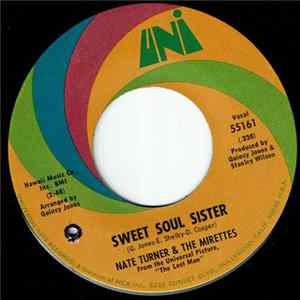 Nate Turner & The Mirettes - Sweet Soul Sister / Rap, Run It On Down flac