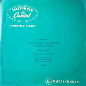 William Steinberg, Harry Franklin, The Pittsburgh Symphony Orchestra - Ernest Bloch; Concerto Grosso Für Streichorchester Mit Obligatem Klavier; William Schuman; Symphonie für Streicher; Harry Franklin, Klavier; Pittsburgh Symphonie-Orchester; Dirigent: W flac
