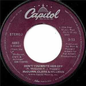 McGuinn, Clark & Hillman - Don't You Write Her Off flac