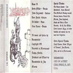 Disembodied - Demo '91 flac