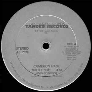 Cameron Paul - This Is A Test © flac