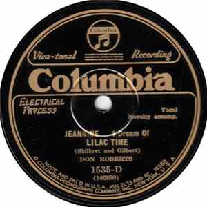 Don Roberts - Jeannine I Dream Of Lilac Time / Revenge flac
