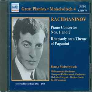 Benno Moiseiwitsch / Rachmaninov - Moiseiwitsch 4 (Historical Recordings 1937-1948) flac