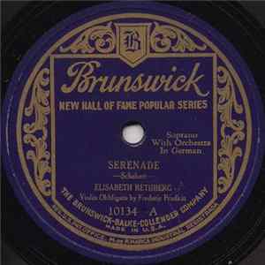 Elisabeth Rethberg - Serenade / Solvejg's Song flac