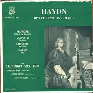 Haydn - The Stuttgart Viol Trio, Heinz Kirchner, Franz Beyer, Walter Biller - Haydn: Divertimento In D Major / Works by Milandre, Cannabich, Marais, Etc. (Cervetto, J. Stamitz) flac