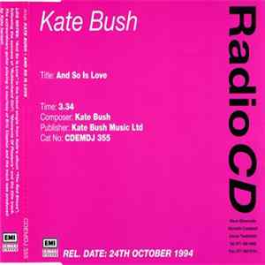 Kate Bush - And So Is Love flac