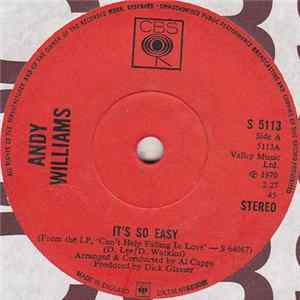 Andy Williams - It's So Easy flac