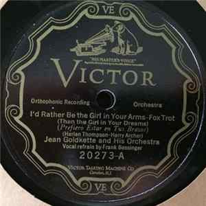 Jean Goldkette And His Orchestra - I'd Rather Be The Girl In Your Arms / Sunday flac