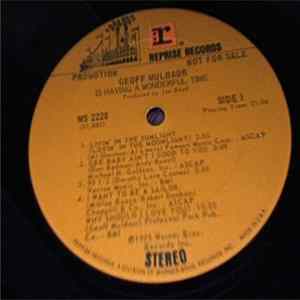 Geoff Muldaur - Is Having A Wonderful Time flac