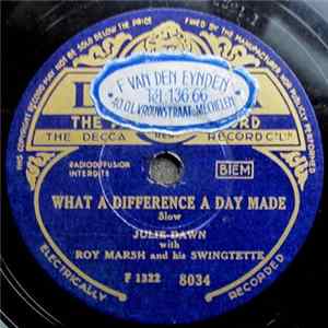 Julie Dawn , with Roy Marsh And His Swingtette ,/ Julie Dawn , with Frank Deniz And His Spirits Of Rhythm - What A Difference A Day Make / I Am Going To Love That Guy flac