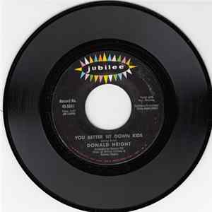Donald Height - You Better Sit Down Kids / Looking For My Baby flac