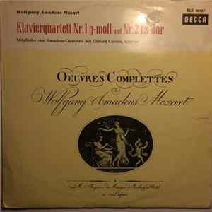 Mozart, Clifford Curzon And Members Of The Amadeus Quartet - Piano Quartet No. 1 In G Minor / Piano Quartet No. 2 In E Flat Major flac