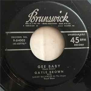Gayle Brown - Gee Baby / Gone Are The Days flac