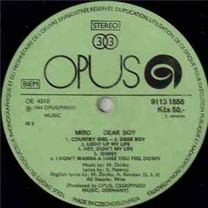 Miro - Dear Boy flac