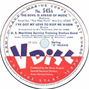U. S. Maritime Service Training Station Band / Army Service Forces Dance Band - The Devil Is Afraid Of Music / Cradle Song flac