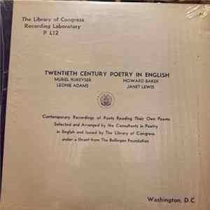 Muriel Rukeyser, Howard Baker, Léonie Adams, Janet Lewis - Twentieth Century Poetry In English flac
