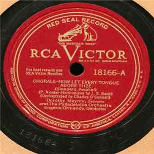 Bach, The Philadelphia Orchestra, Eugene Ormandy - Now Let Every Tongue Adore Thee / Herzliebster Jesu flac