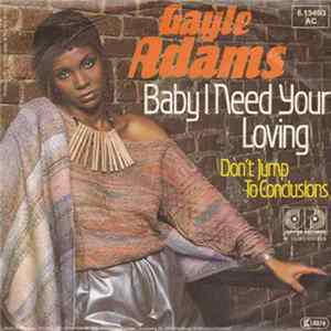 Gayle Adams - Baby I Need Your Loving flac