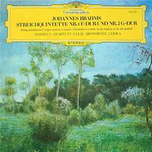 Johannes Brahms - Amadeus-Quartett, Cecil Aronowitz - Streichquintette Nr. 1 F-Dur Und Nr. 2 G-Dur / String Quintets In F Major And In G Major / Quintettes Pour En FA Majeur Et En Sol Majeur flac