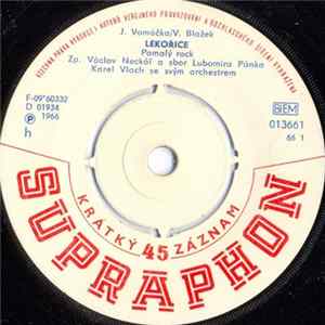 Václav Neckář / Karel Gott - Lékořice / Modrá Jeskyně flac
