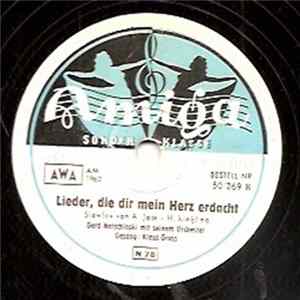 Klaus Gross, Orchester Gerd Natschinski - Lieder, Die Dir Mein Herz Erdacht / Die Donna Gab Dem Troubadour Ein Zeichen flac