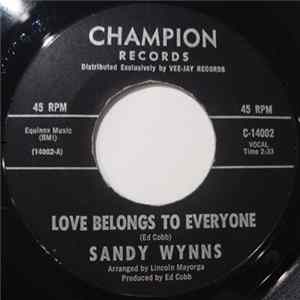 Sandy Wynns - Love Belongs To Everyone flac