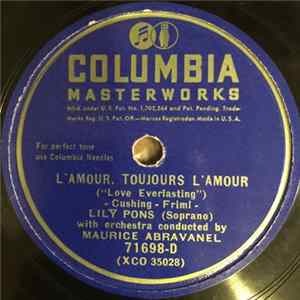 Lily Pons, Maurice Abravanel - The Jockey On The Carrousel / L'amour, Toujours L'amour = "Love Everlasting" flac