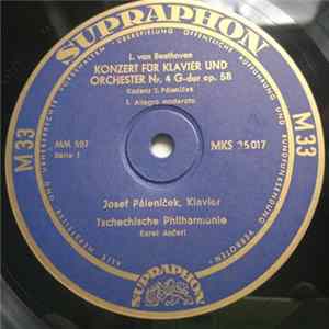 L. van Beethoven, Josef Páleníček, Tschechische Philharmonie, Karel Ančerl - Konzert Für Klavier Und Orchester Nr. 4 G-Dur Op. 58 flac