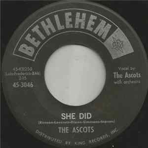 The Ascots - She Did / Hip Talk flac