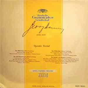 Georg Hann - Operatic Recital - Der Wildschütz • Zar Und Zimmermann • Der Barbier Von Bagdad flac