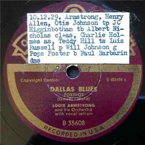 Louis Armstrong And His Orchestra - Dallas Blues / You Rascal You flac