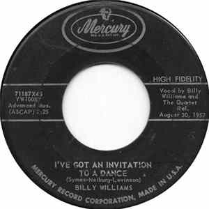 Billy Williams - I've Got An Invitation To A Dance flac