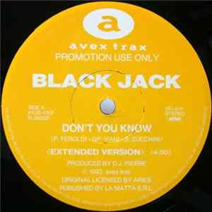 Black Jack / Master Mind D.J. - Don't You Know / Hello Vicky flac