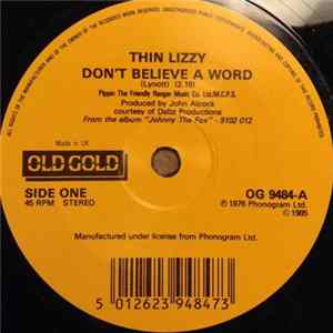 Thin Lizzy - Don't Believe A Word flac