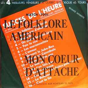 Colette Girard, Johanne Jasmin - Le Folklore Américain / Mon Coeur D'Attache flac
