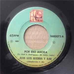 Juan Luis Guerra Y 4:40 - Por Eso Ahora / Elena flac