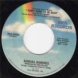 Barbara Mandrell - (If Loving You Is Wrong) I Don't Want To Be Right flac