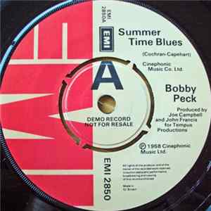 Bobby Peck / Eric Boat - Summer Time Blues / Sweet Huckolation flac