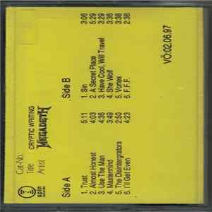 Megadeth - Cryptic Writing flac