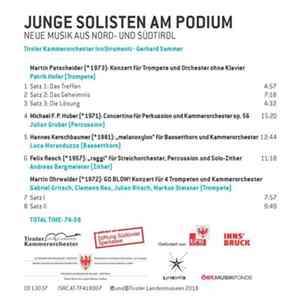 Martin Patscheider, Michael F. P. Huber, Hannes Kerschbaumer, Felix Resch, Martin Ohrwalder – Tiroler Kammerorchester InnStrumenti, Gerhard Sammer - Junge Solisten Am Podium – Neue Musik Aus Nord- Und Südtirol flac