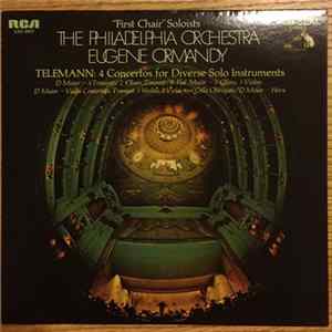 Gilbert Johnson, Seymour Rosenfeld, Donald E. McComas, John De Lancie, Charles M. Morris, Gerald Carlyss, Stevens Hewitt, Norman Carol, David Madison , William De Pasquale, Samuel Mayes - Telemann: 4 Concertos For Diverse Solo Instruments flac
