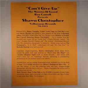 Ron Carroll Presents Shawn Christopher - Can't Give Up flac
