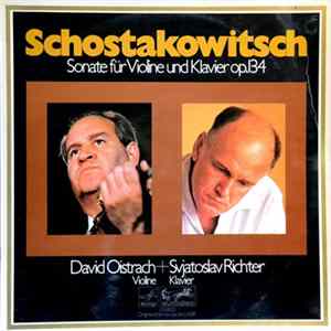 Schostakowitsch, David Oistrach, Svjatoslav Richter - Sonate Für Violine Und Klavier, Op. 134 flac