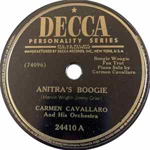 Carmen Cavallaro And His Orchestra - Anitra's Boogie / Evelyn flac
