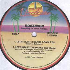 Bohannon - Let's Start II Dance Again / Let's Start The Dance (Remix) / Let's Start The Dance III flac