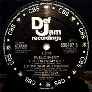 Public Enemy - Public Enemy No. 1 flac