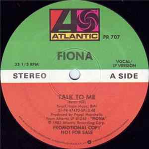 Fiona - Talk To Me flac