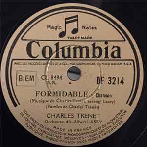 Charles Trenet - Formidable / De La Fenêtre D'en Haut flac